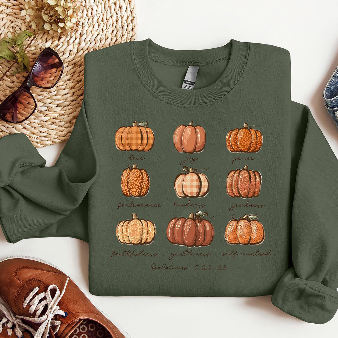 Pumpkin Shirt, Buffalo Plaid Pumpkin Shirt, Bible Verse Shirt, Christian Halloween Sweatshirt, Jesus Shirt, Fall Shirt, Pumpkin Sweater ILAF53