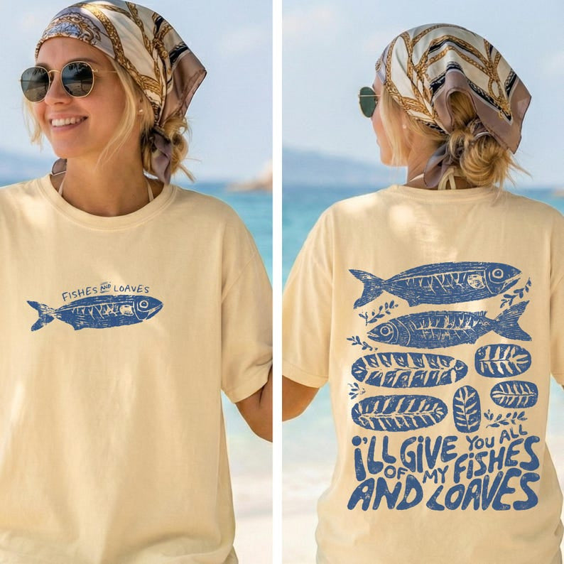Christian Bible Verse Comfort Shirt, Faith Based Graphic Tee, Christian Gift for believers Faith Graphic Tee, Beach Shirt Gospel Message CFS33