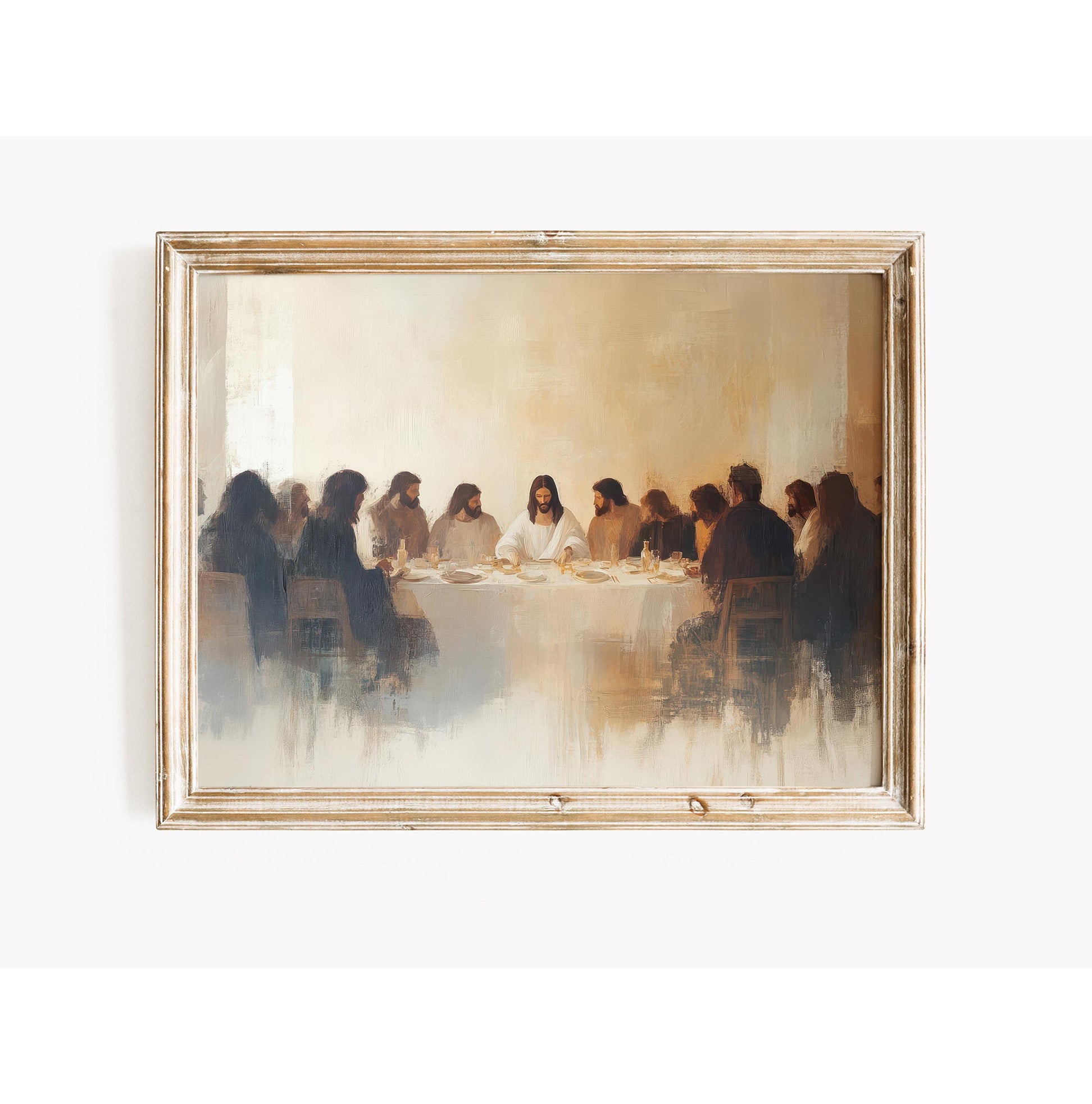 Jesus Twelve Disciples Poster, Christian Artwork Last Supper Wall Art, Jesus Wall Art, The Last Supper Poster