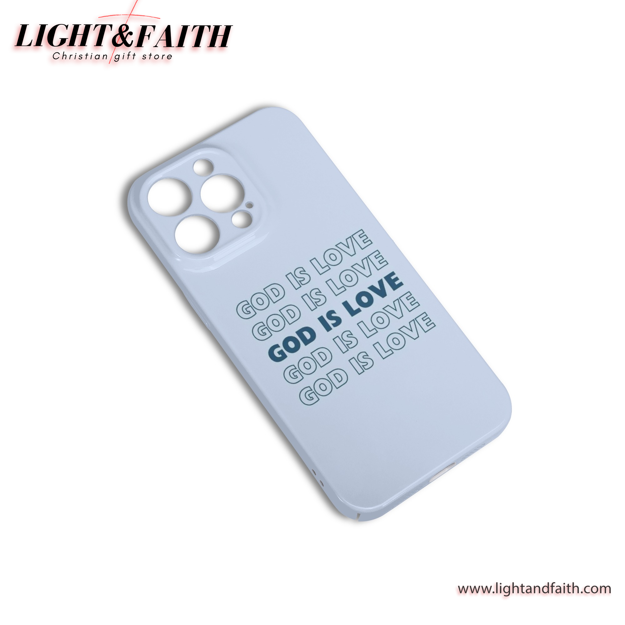 God Is Love Phone Case, Christian Phone Case, Bible Verse Phone Case, Religious Gift, PCLAF35