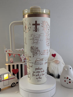 Be Transformed Romans 12:2 Tumbler 30oz/40oz, Jesus love Tumbler, Christian Faith Gift. LAF29