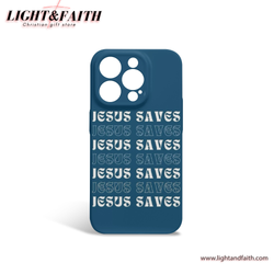 Jesus Saves Phone Case, Christian Phone Case, Bible Verse Phone Case, Religious Gift, PCLAF36