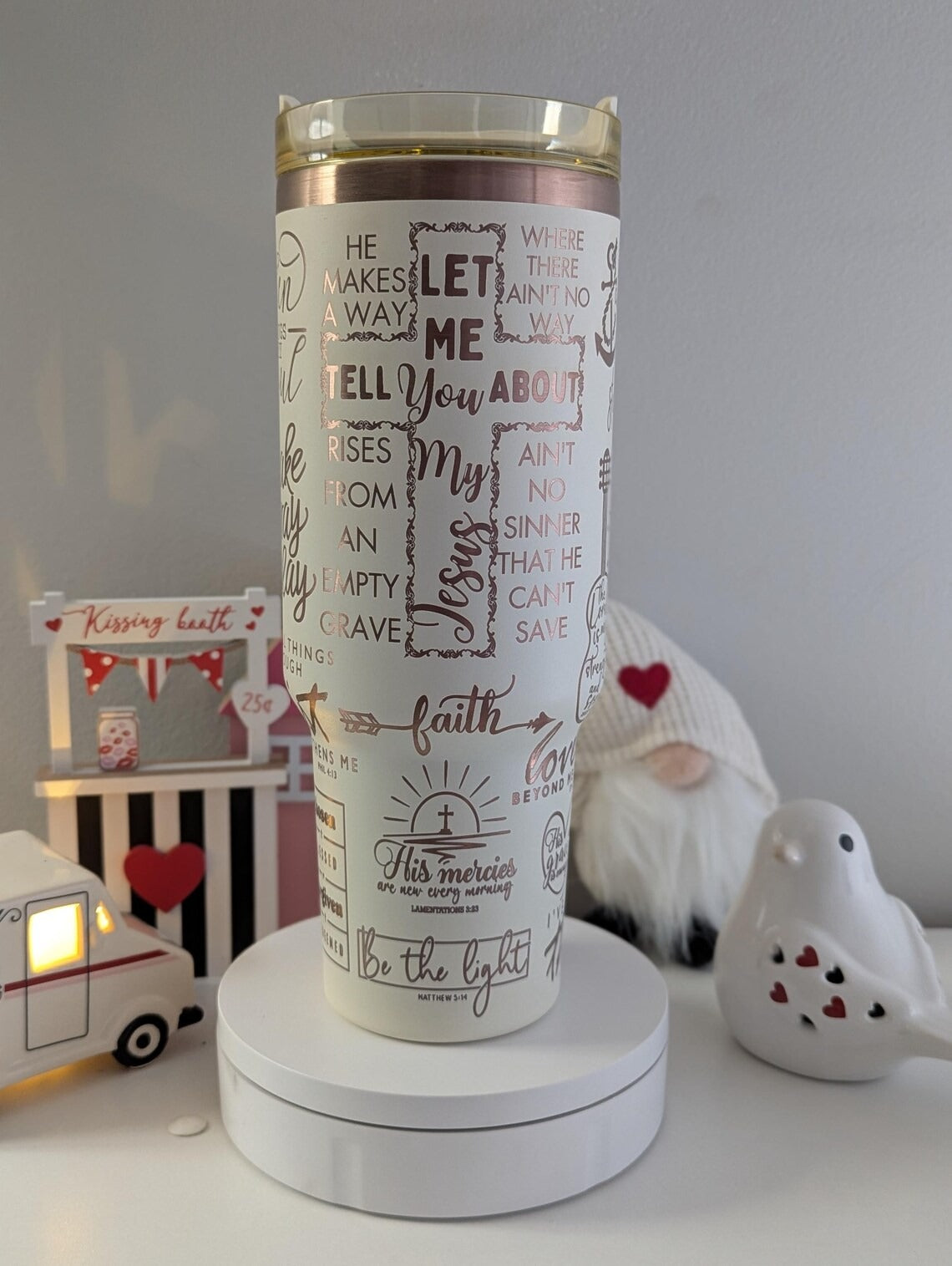 My Jesus Tumbler 30oz/40oz, Jesus love Tumbler, Christian Faith Gift. LAF30