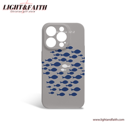 Bible Verse Phone Case – Romans 12:2 Stand Out Fish Christian, Christian Phone Case, Bible Verse Phone Case, Religious Gift, PCLAF38