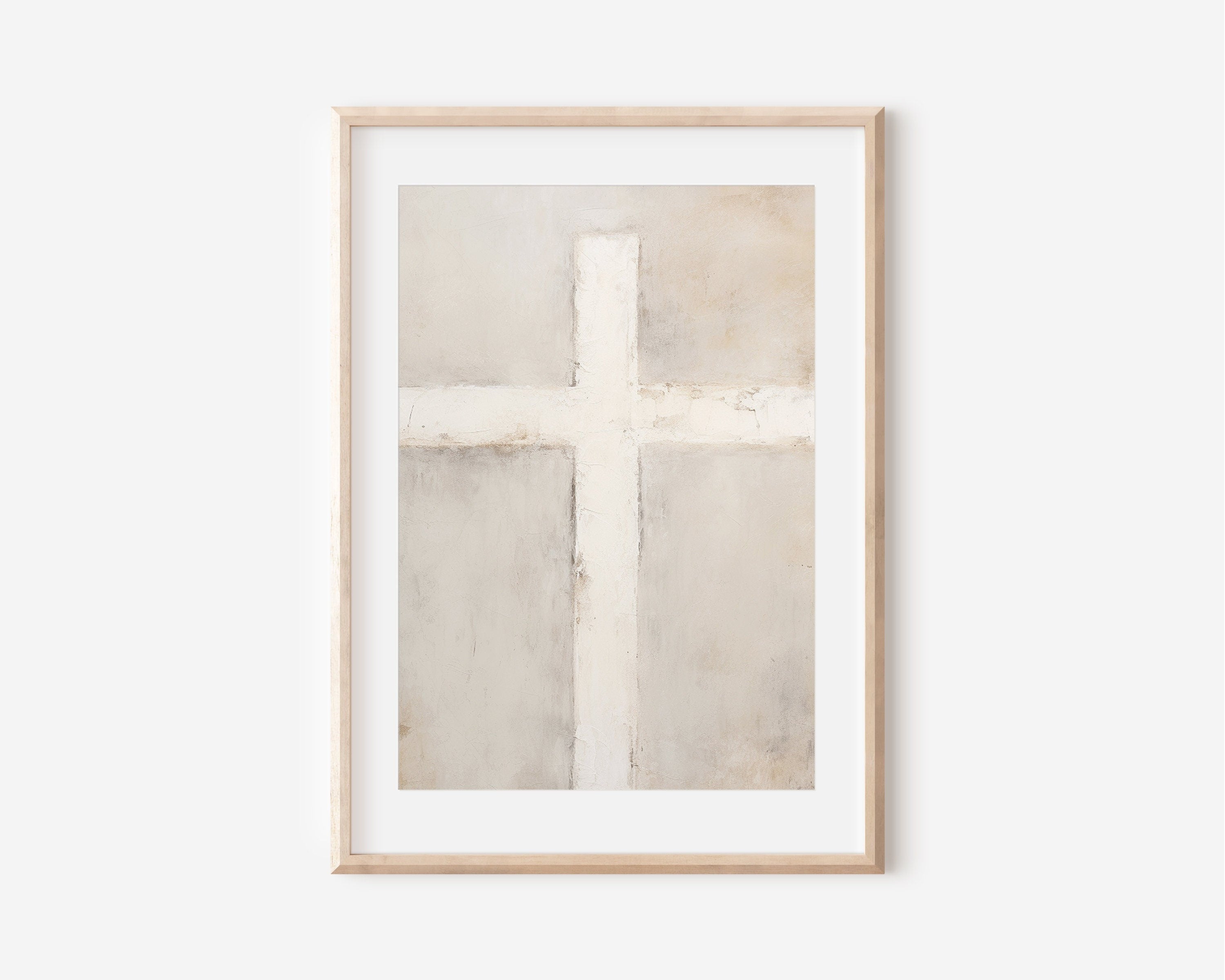 Cross Bible Art Poster, Christian Poster, Jesus Art, Scripture Wall Art, Christian Gifts