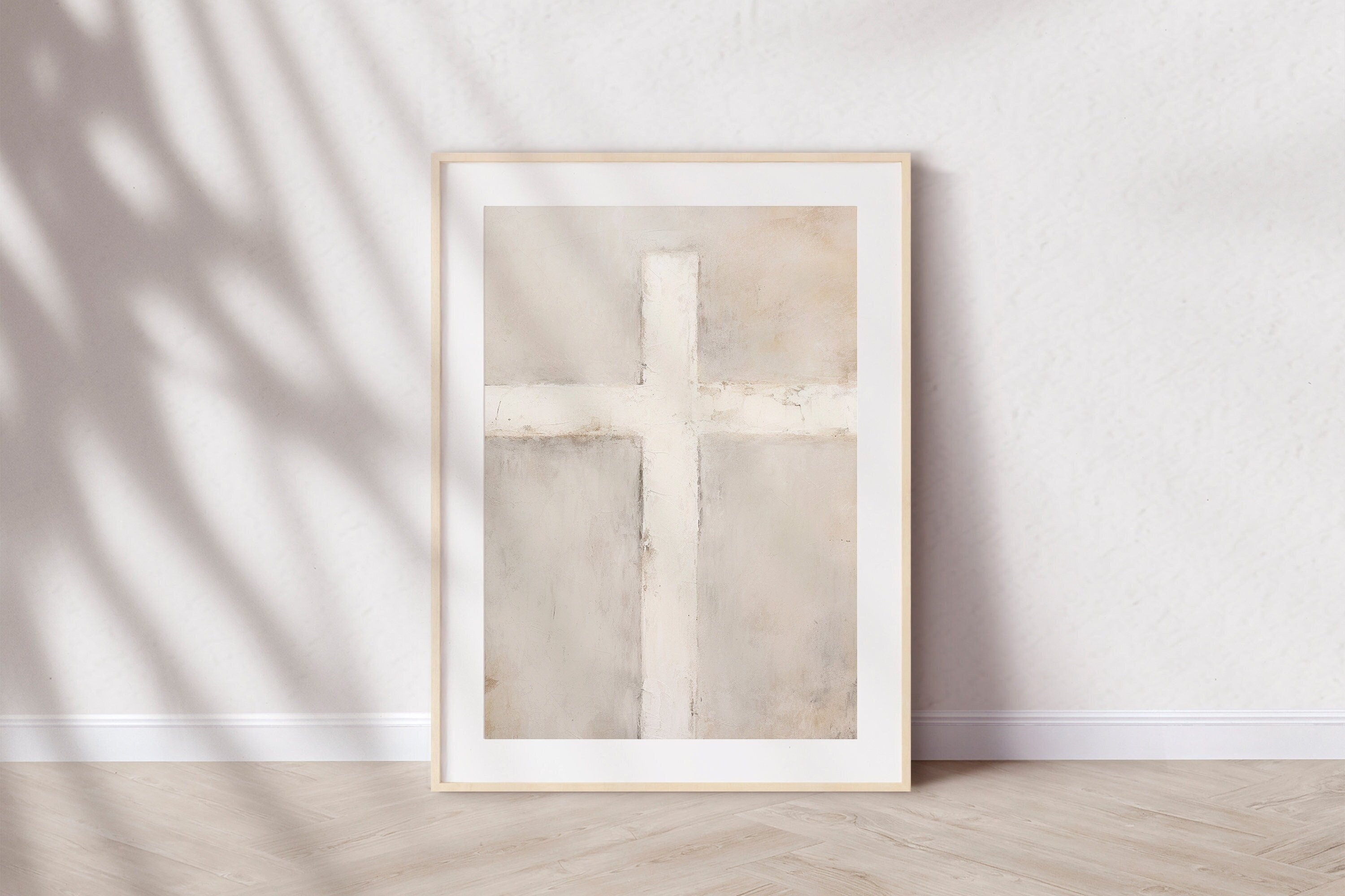 Cross Bible Art Poster, Christian Poster, Jesus Art, Scripture Wall Art, Christian Gifts