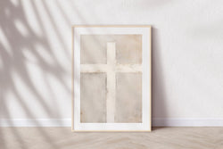 Cross Bible Art Poster, Christian Poster, Jesus Art, Scripture Wall Art, Christian Gifts