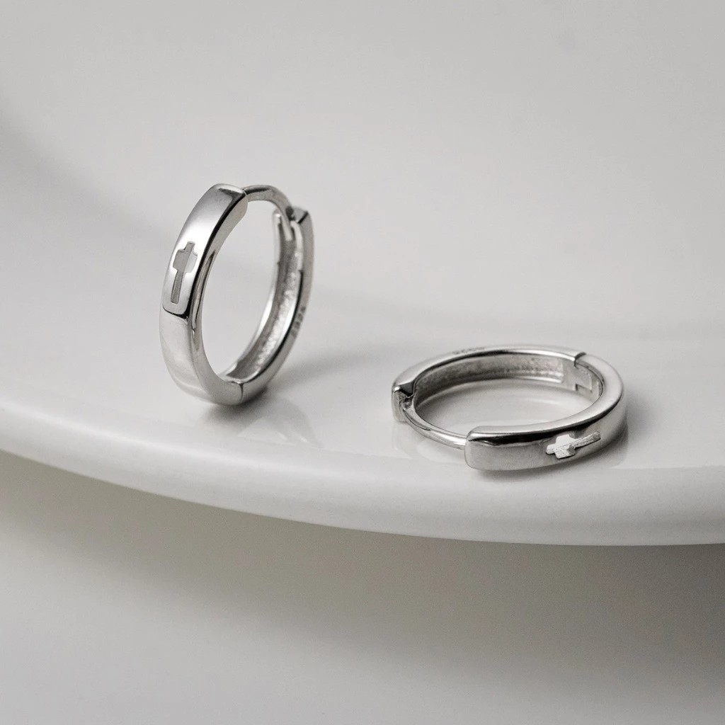 Minimalist Silver Cross Ring for Women, Adjustable Christian Ring, Religious Jewelry Gift, Elegant Catholic Cross Band (Copy)