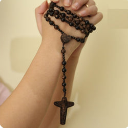 Rosewood Rosary 10mm, 12mm, Wooden prayer beads, Catholic bracelet, Jesus bracelet, Christian Gift