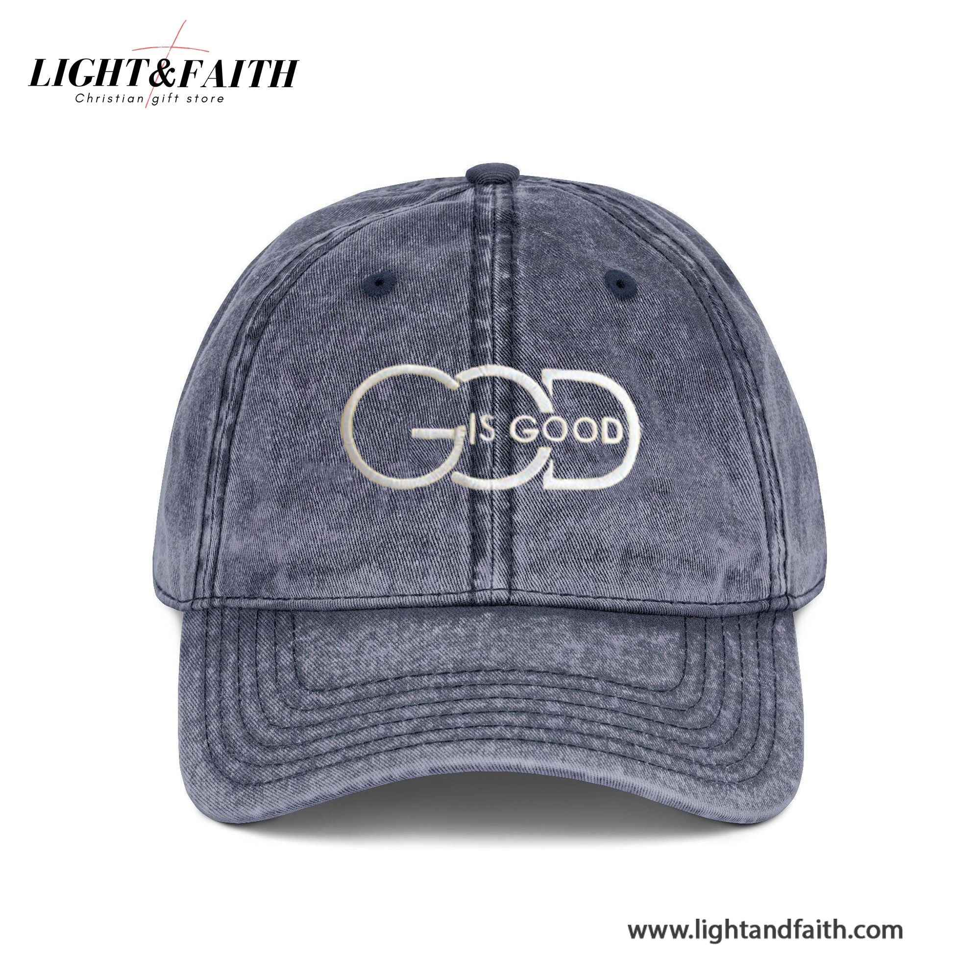 God Is Good Washed Caps, Religious God Embroidery Baseball Hat, Vintage Jesus Hat, Christian Hat, Gift for Her LAFH04