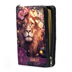 I Am The Daughter Of A King Leather Book Cover, Personalized Bible Cover, Christian Gift, Bible Covers Jesus Gifts