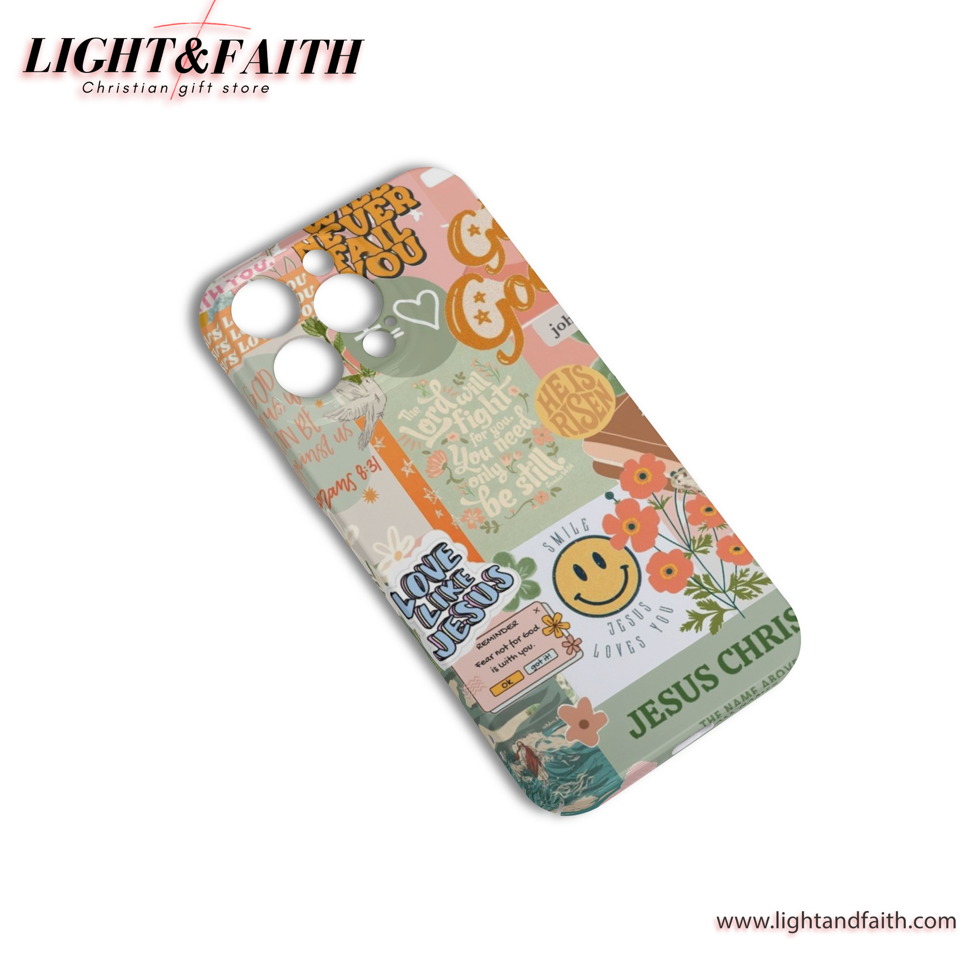 Aesthetic Scripture Phone Case – Joyful Christian Stickers & Jesus Art, Christian Phone Case, Bible Verse Phone Case, Religious Gift, PCLAF43
