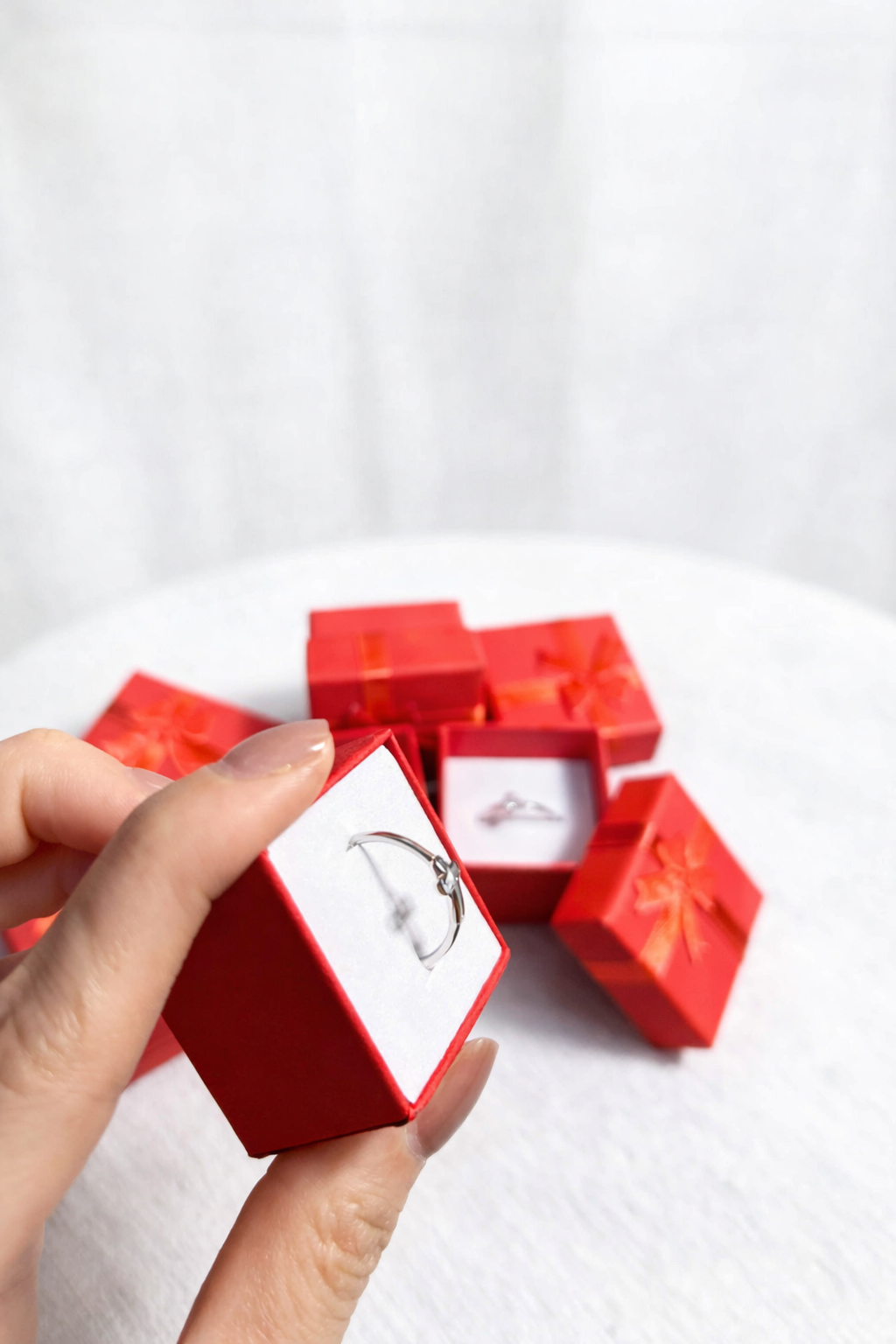 Delicate Cross Silver Ring for Women, Adjustable Minimal Band, Christian Faith Jewelry, Gift for Her