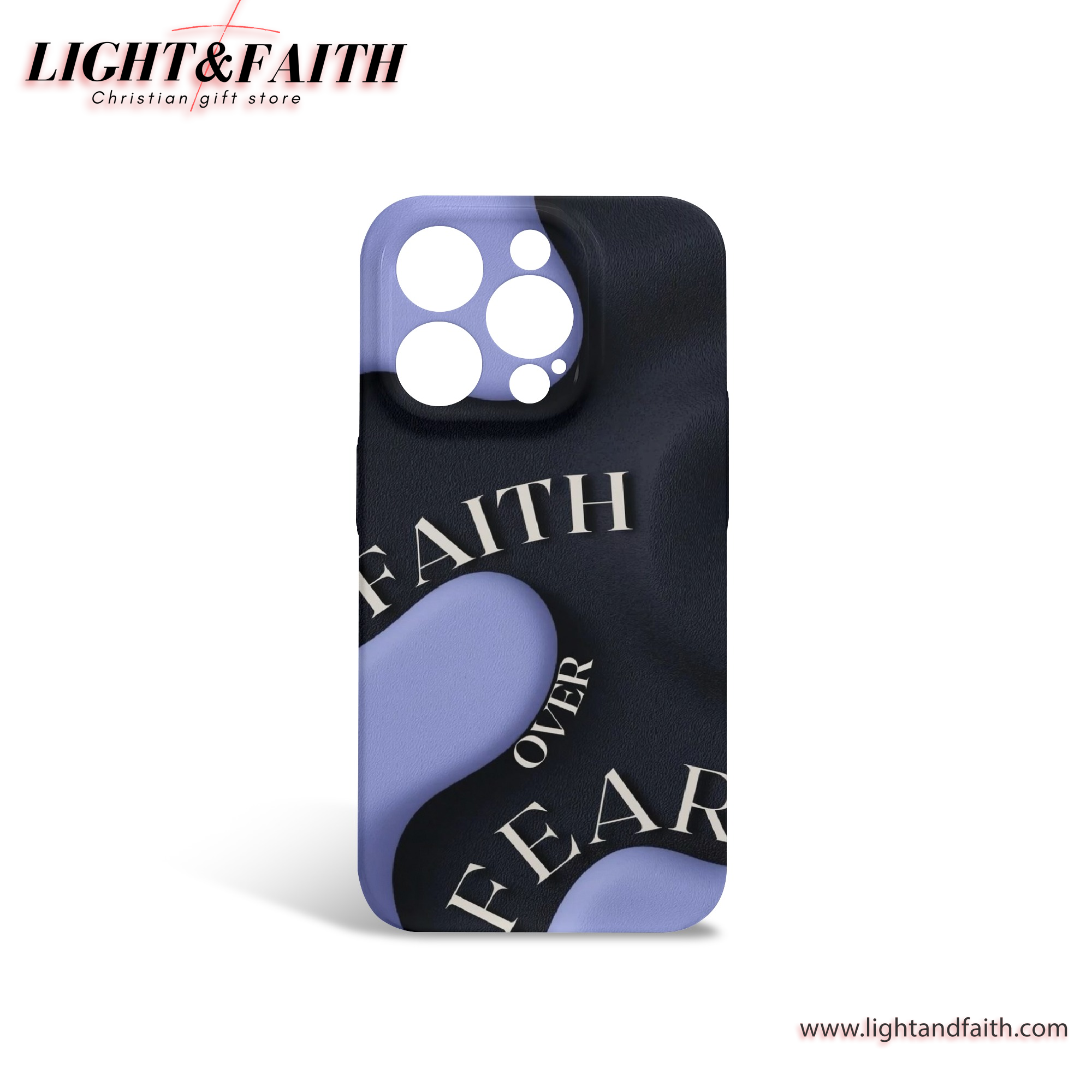 Faith Over Fear Phone Case, Christian Phone Case, Bible Verse Phone Case, Religious Gift, PCLAF46