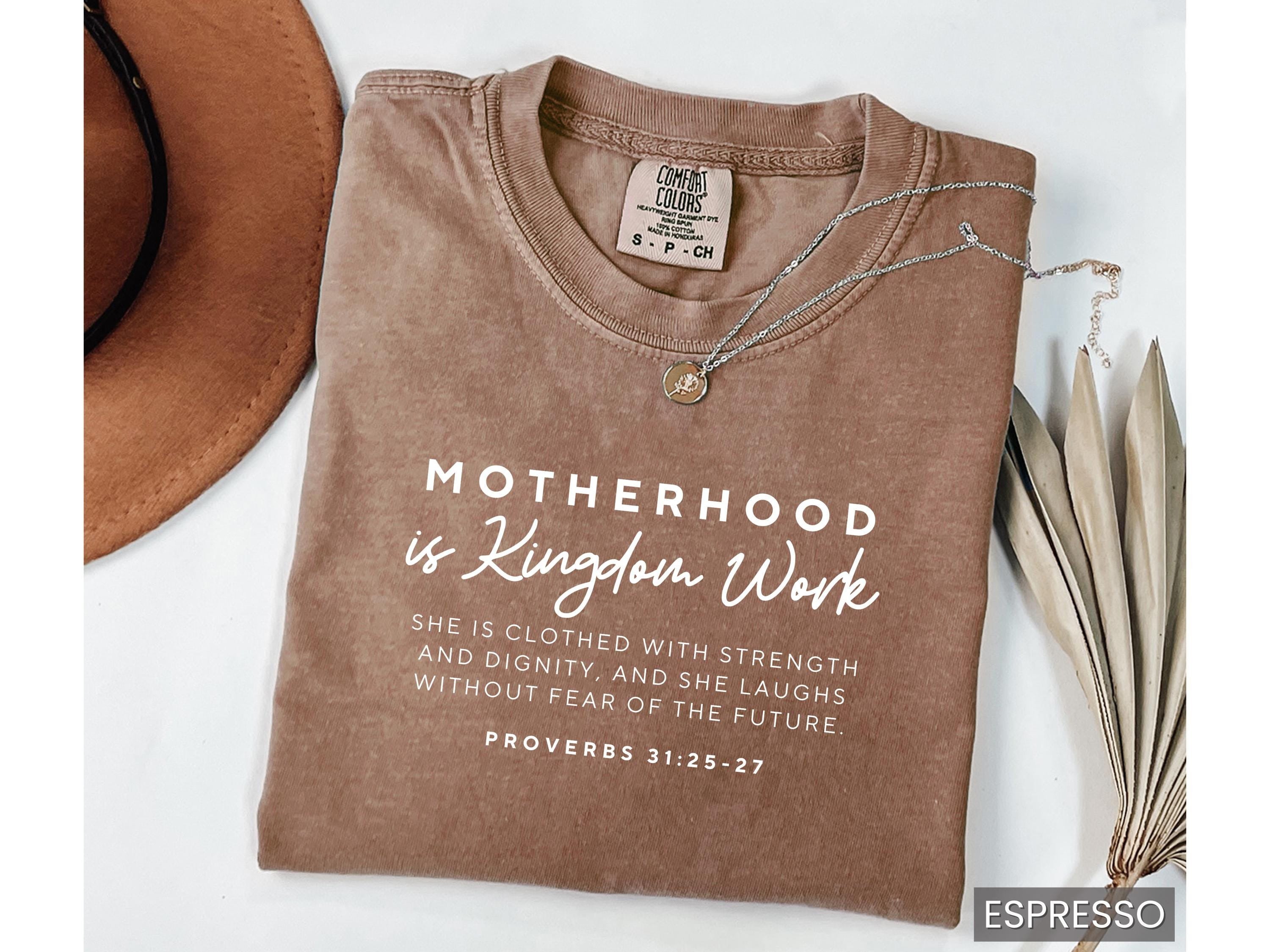 Christian Mom Shirt Comfort Colors Mom T Shirt Christian Tee Christian Mother's Day Gift Homeschool Mama Shirt Religious Shirt for Women.