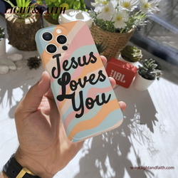 Jesus Love You Phone Case, Christian Phone Case, Bible Verse Phone Case, Religious Gift, PCLAF05