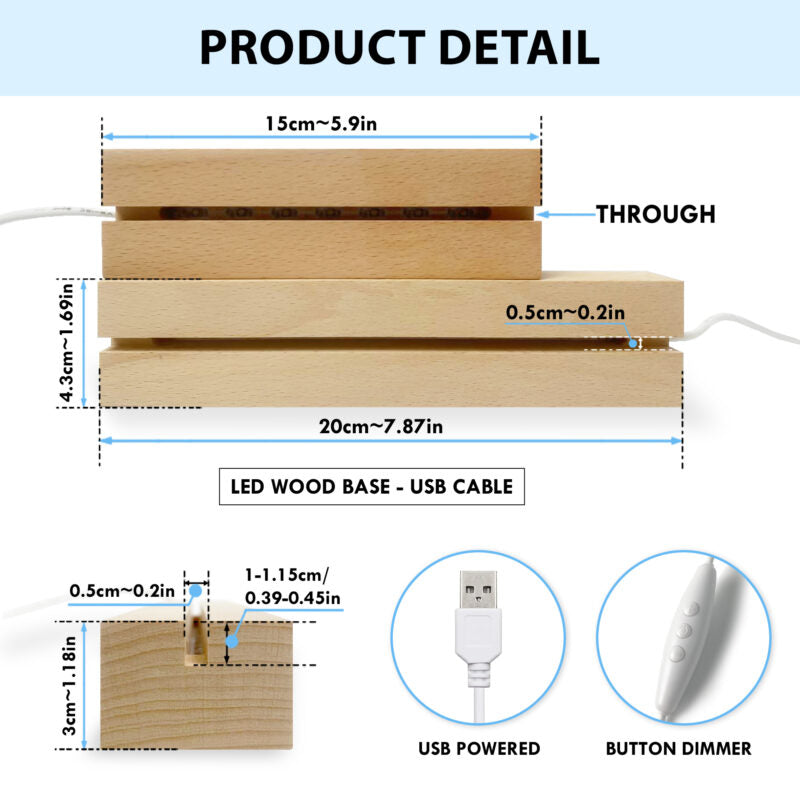 Matthew 17:20 LED Light, Christian Bible Verse Lamp, Inspirational Acrylic Night Light, Religious Home Decor, Faith Gift for Believers. NLLAF41