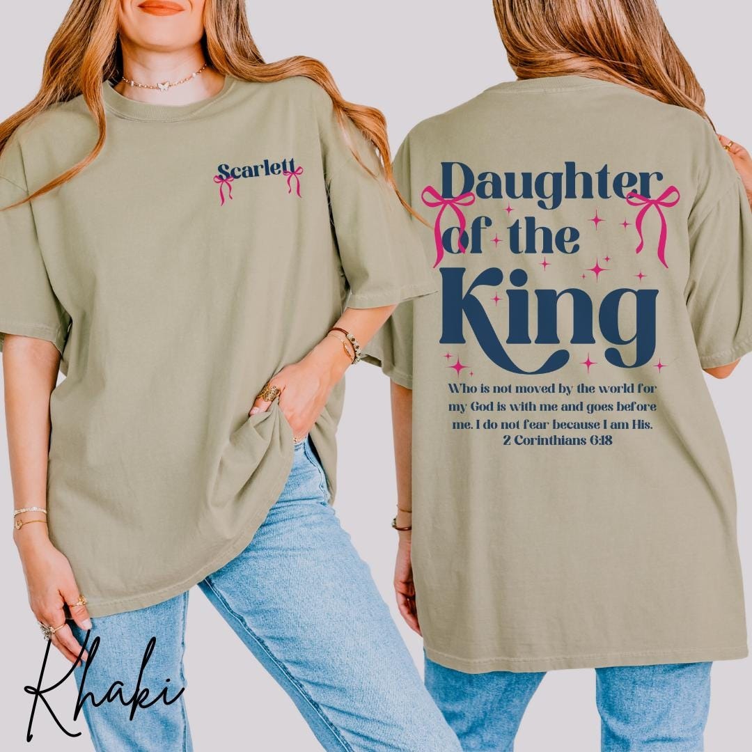 Comfort Colors Religious Shirt, Child of God Shirt, Daughter of the King Shirt, Love Like Jesus Shirt, Christian Merch, Bible Verse Shirt