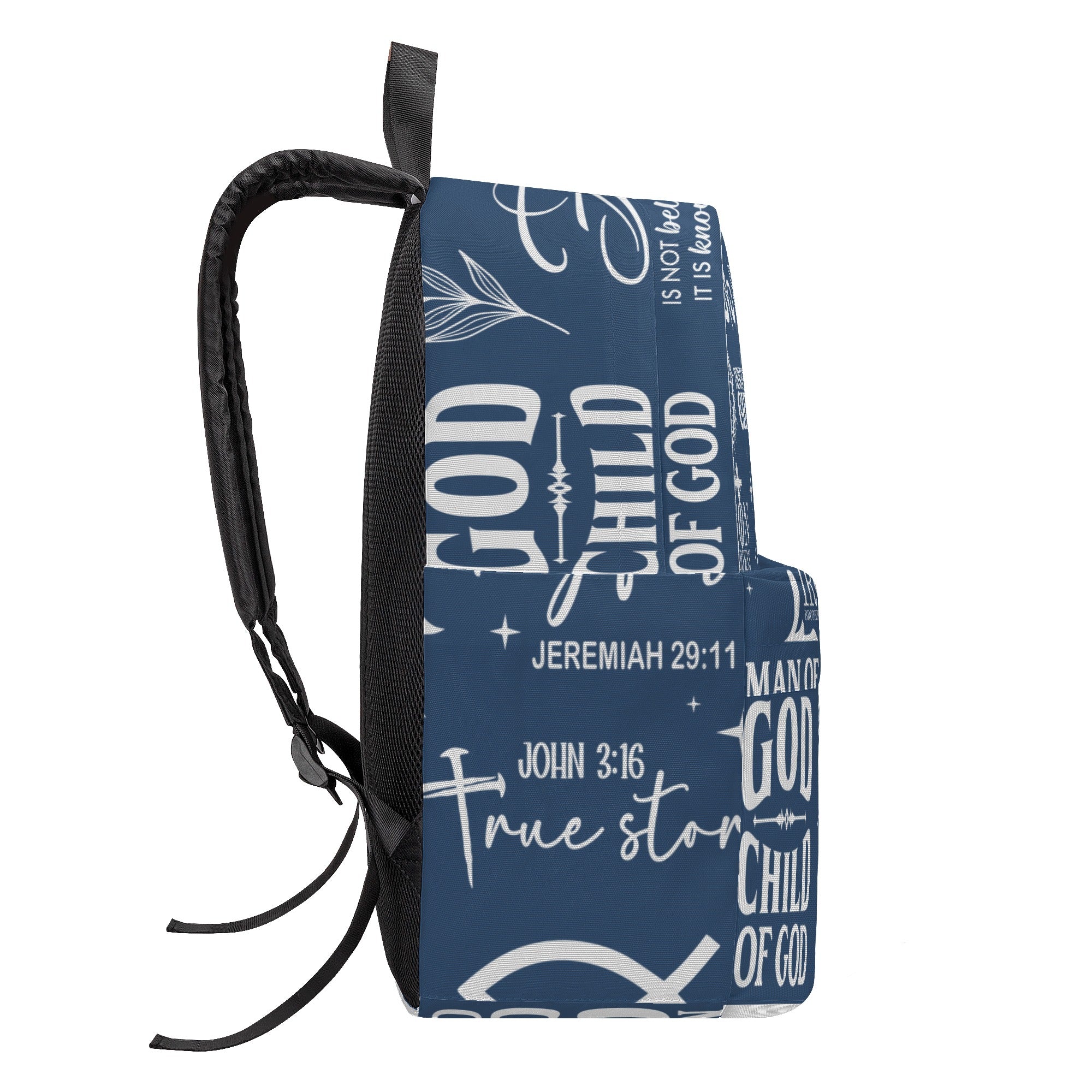 Jesus Prayer Christian Backpack, Jesus Backpack, Christian Prayer Jesus Backpack, PLAF06