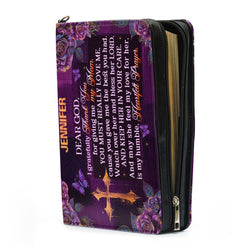 I Gratefully Thank You For Giving Me My Mom Leather Book Cover, Personalized Leather Bible Cover, Christian Gift, Bible Covers Jesus Gifts