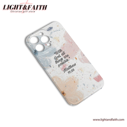 With God, all things are possible - Matthew 19:26 Phone Case, Christian Phone Case, Bible Verse Phone Case, Religious Gift, PCLAF54