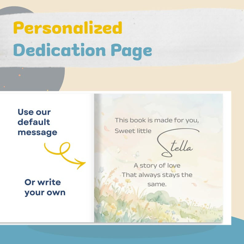 Personalized God Loves You - Book With Name, Baptism Gift, Custom Bible Storybook For Toddlers, Baptism Gift for Boy or Girl, Bedtime Keepsake BOOK05