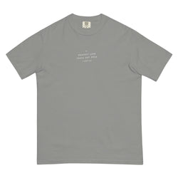 Perfect Love, Christian T-shirt Embroidered, Bible Verse Shirt, Comfort Colors