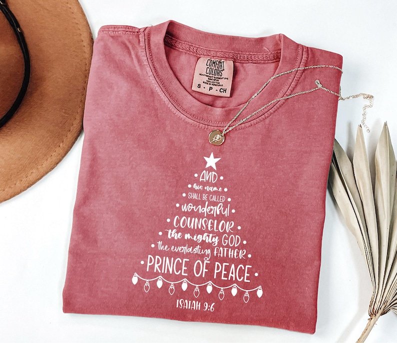Comfort Color Religious Christian Christmas Shirt, Faith Shirt, Jesus Lover Gift, Holiday Nativity Outfit CFNE06