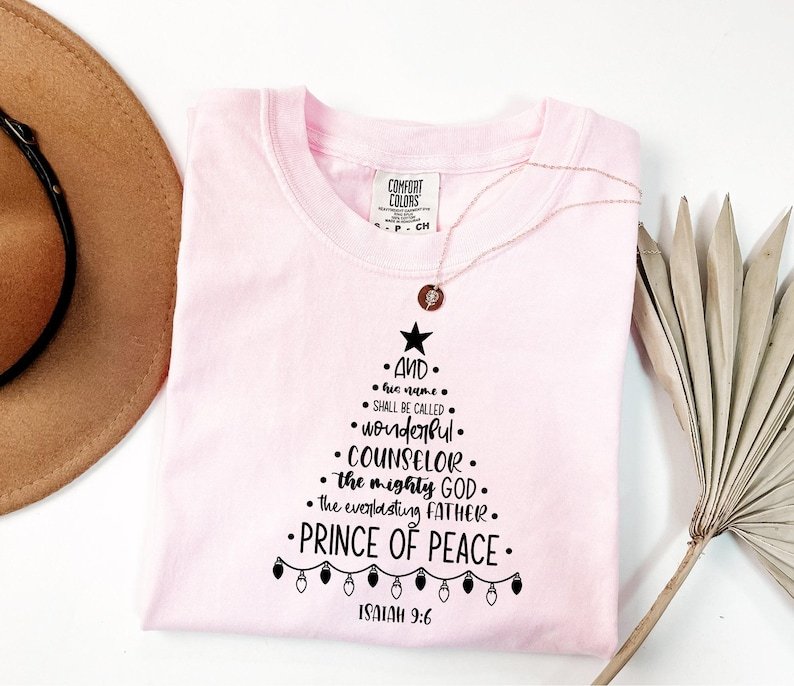 Comfort Color Religious Christian Christmas Shirt, Faith Shirt, Jesus Lover Gift, Holiday Nativity Outfit CFNE06