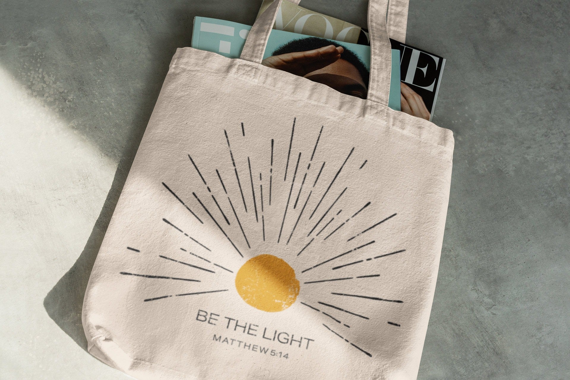 Christian Tote Bags – Jesus Canvas Tote, Church & Travel Bag, Beach Tote, Religious Gift, Christian Merch, Faith-Based Accessories TBLAF08