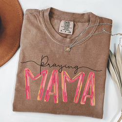 Christian Mom Shirt Comfort Colors Mom T Shirt, Christian Tee Christian Mother's Day Gift,Christian Mom Shirt, Retro Christian Mom,Bible Verse Shirt, Wildflower
