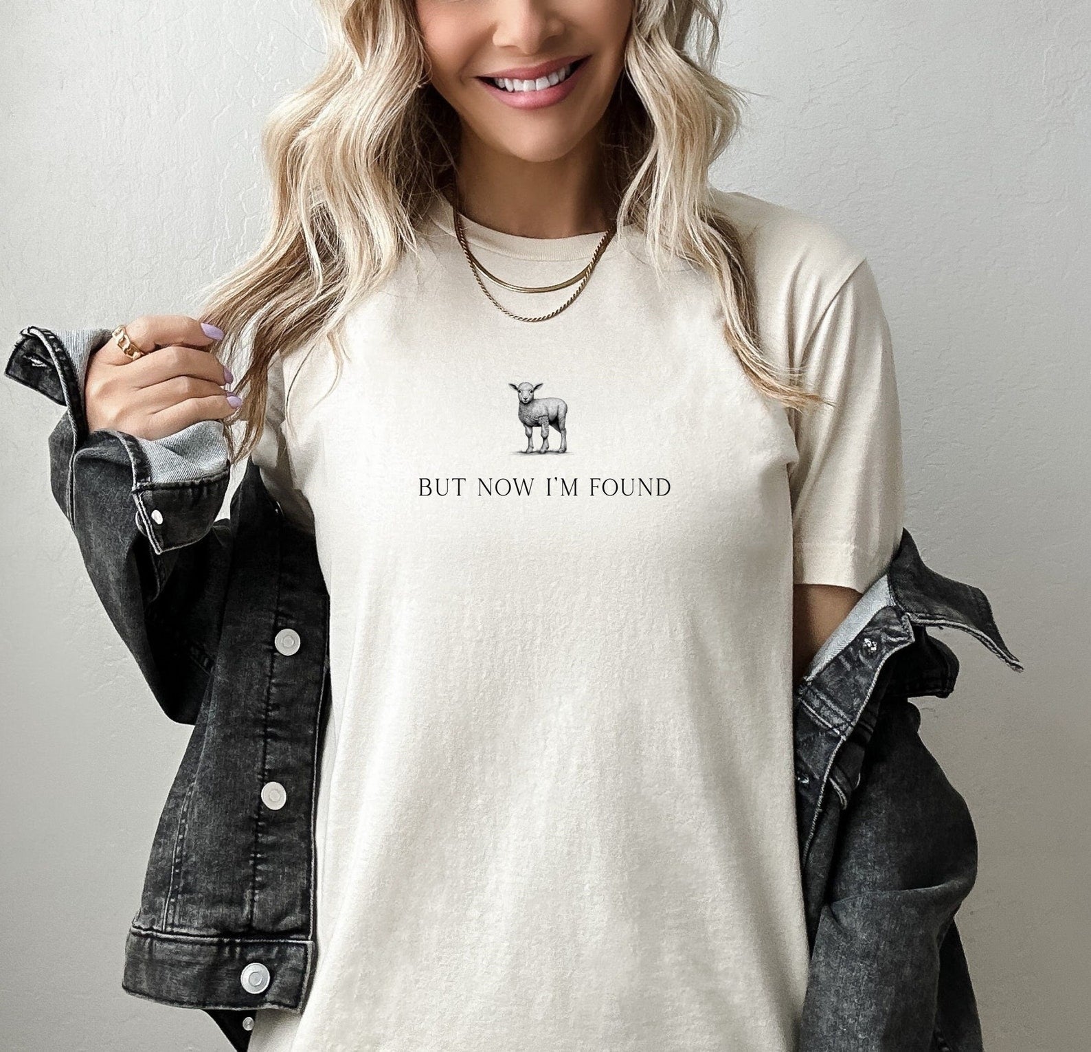 Comfort Colors® But Now I'm Found Christian T-shirt, Christian Gift, Retro Jesus Tee, Christian Gift