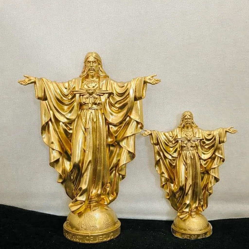 Christ the King Statue, Catholic Mini Figurine 10cm 15cm, Religious Home Altar Decor, Christian Devotional Statue, Catholic Gift