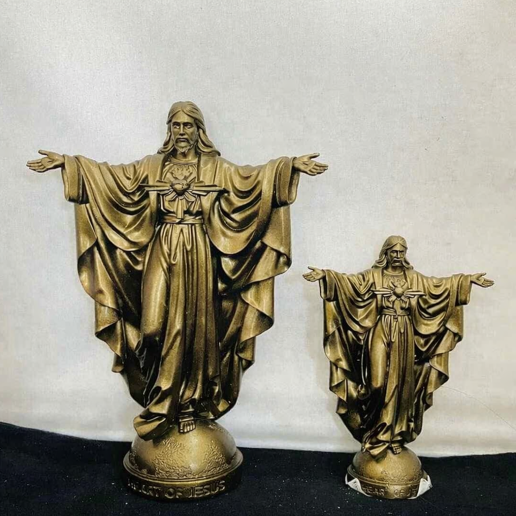 Christ the King Statue, Catholic Mini Figurine 10cm 15cm, Religious Home Altar Decor, Christian Devotional Statue, Catholic Gift