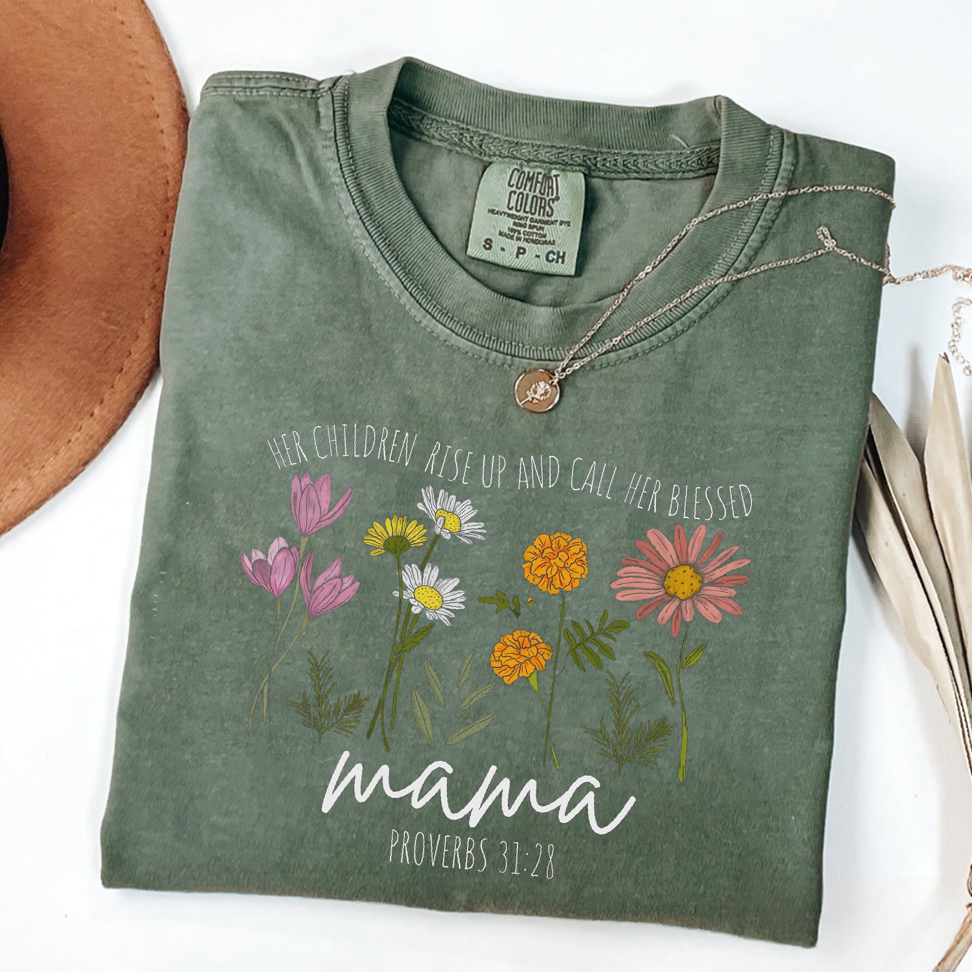 Mama Comfort Colors® Shirt, Mom Shirt, Praying Mama Shirt, Mothers Day Gift, Jesus Shirt, Bible Verse Shirt, New Mom Shirt, Baby Shower Gift, Gift for Mom