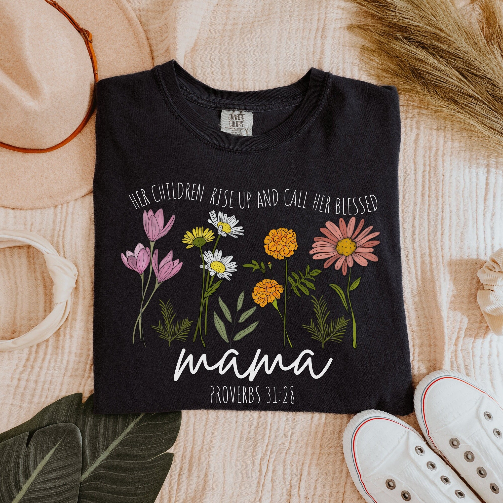 Mama Comfort Colors® Shirt, Mom Shirt, Praying Mama Shirt, Mothers Day Gift, Jesus Shirt, Bible Verse Shirt, New Mom Shirt, Baby Shower Gift, Gift for Mom
