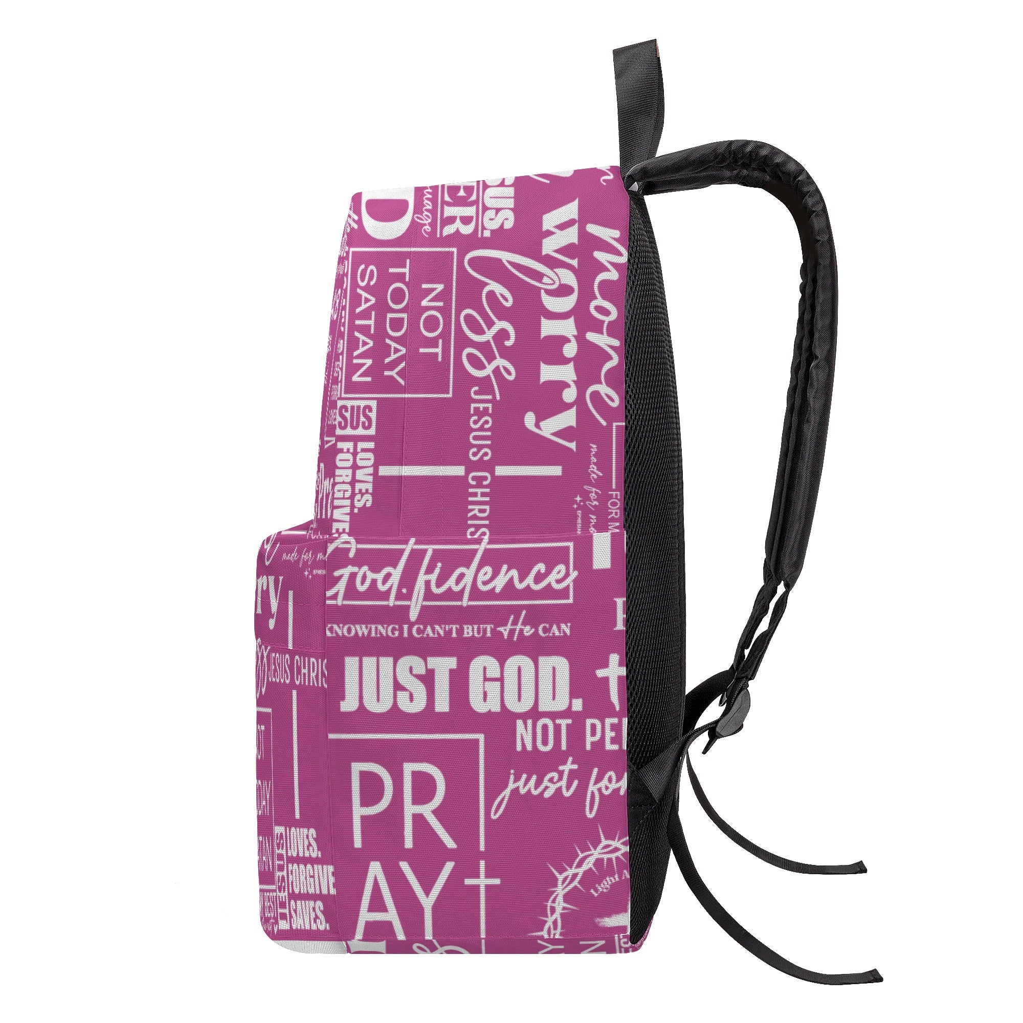 Trust God Jesus Backpack, Jesus Backpack, Christian Prayer Jesus Backpack. PLAF02