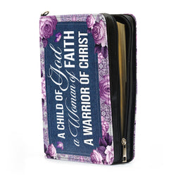 A Woman Of Faith Leather Book Cover, Personalized Stunning Roses Bible Cover, Worship Gift For Christians, Christian Gift, Bible Covers Jesus Gifts