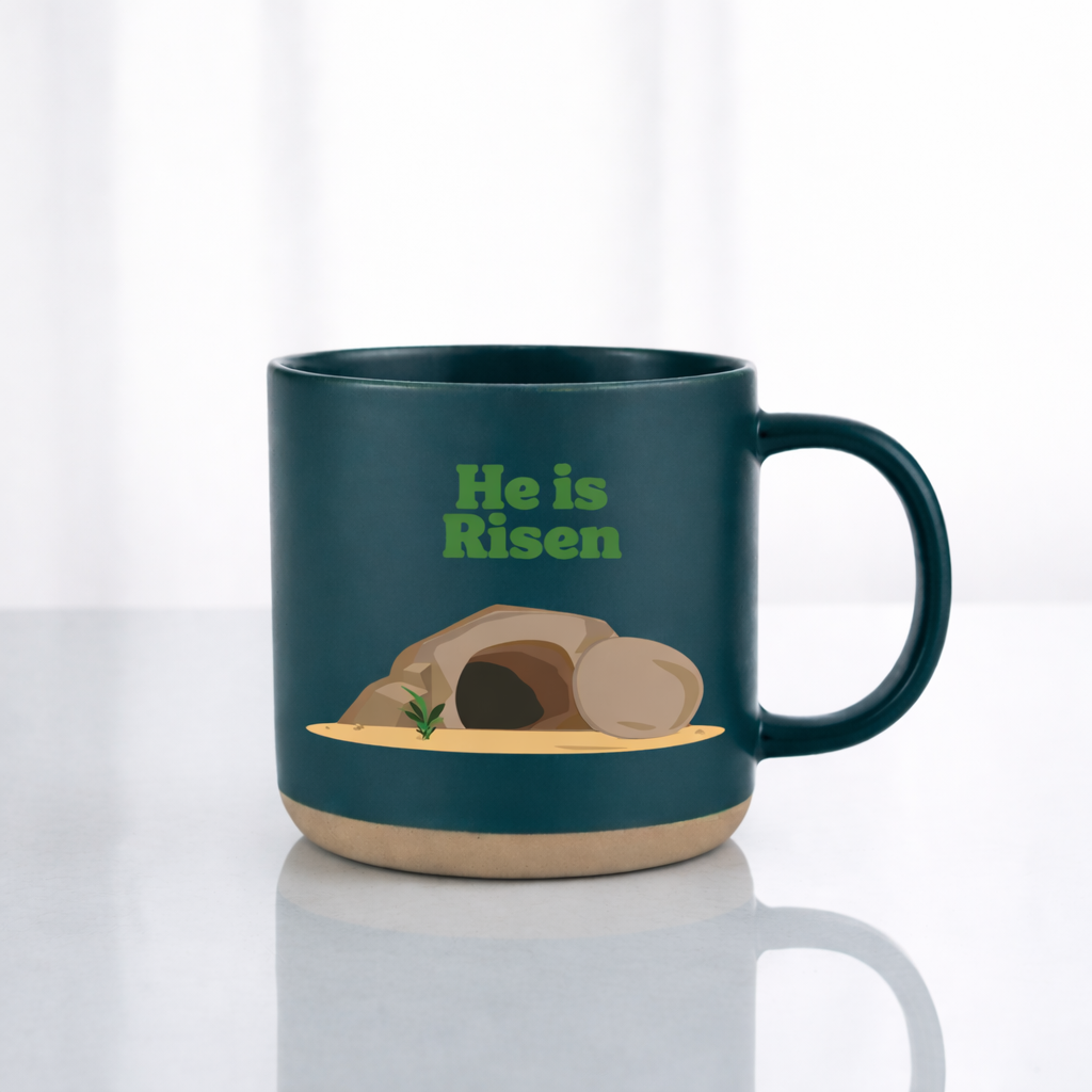 He Is Risen Mug, Easter Christian Coffee Mug, Empty Tomb Mug, Resurrection Mug, Faith Coffee Cup, Religious Gift for Her