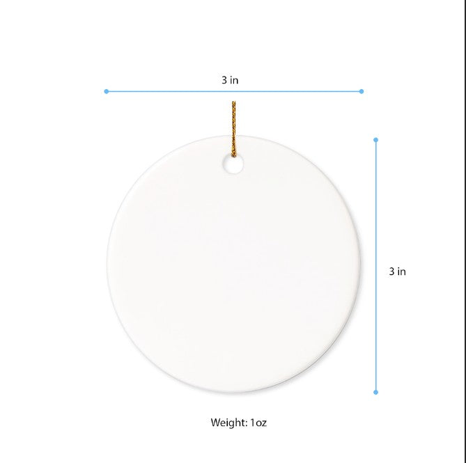 Holy Family Christmas Ornament, Nativity Scene Ornament with Mary Joseph and Baby Jesus, Christian Holiday Decoration, Religious Xmas Tree Decor DCLAF36