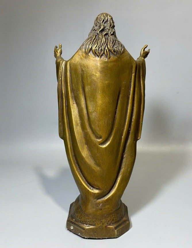 Premium Bronze Jesus Christ Statue, Religious Artwork for Home or Church, Catholic Christian Home Decor, 3D Jesus Figurine, Religious Wall Art Gift