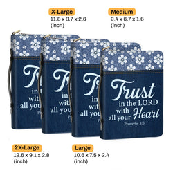 Proverbs 3:5 | Awesome Personalized Bible Cover, Trust In The Lord With All Your Heart, Christian Gift, Bible Covers Jesus Gifts