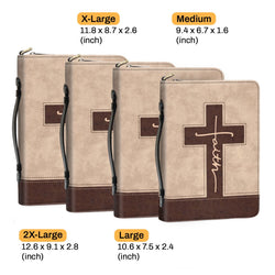 For I Know The Plans I Have For You Leather Book Cover, Classic Personalized Bible Cover,Christian Gift, Bible Covers Jesus Gifts