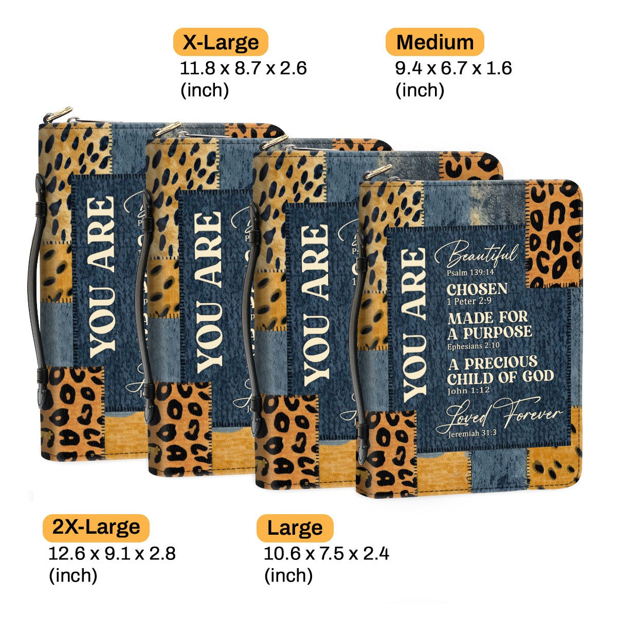 You Are Made For A Purpose Leather Book Cover Personalized Bible Cover With Handle, Spiritual Gift For Christian People, Christian Gift, Bible Covers Jesus Gifts