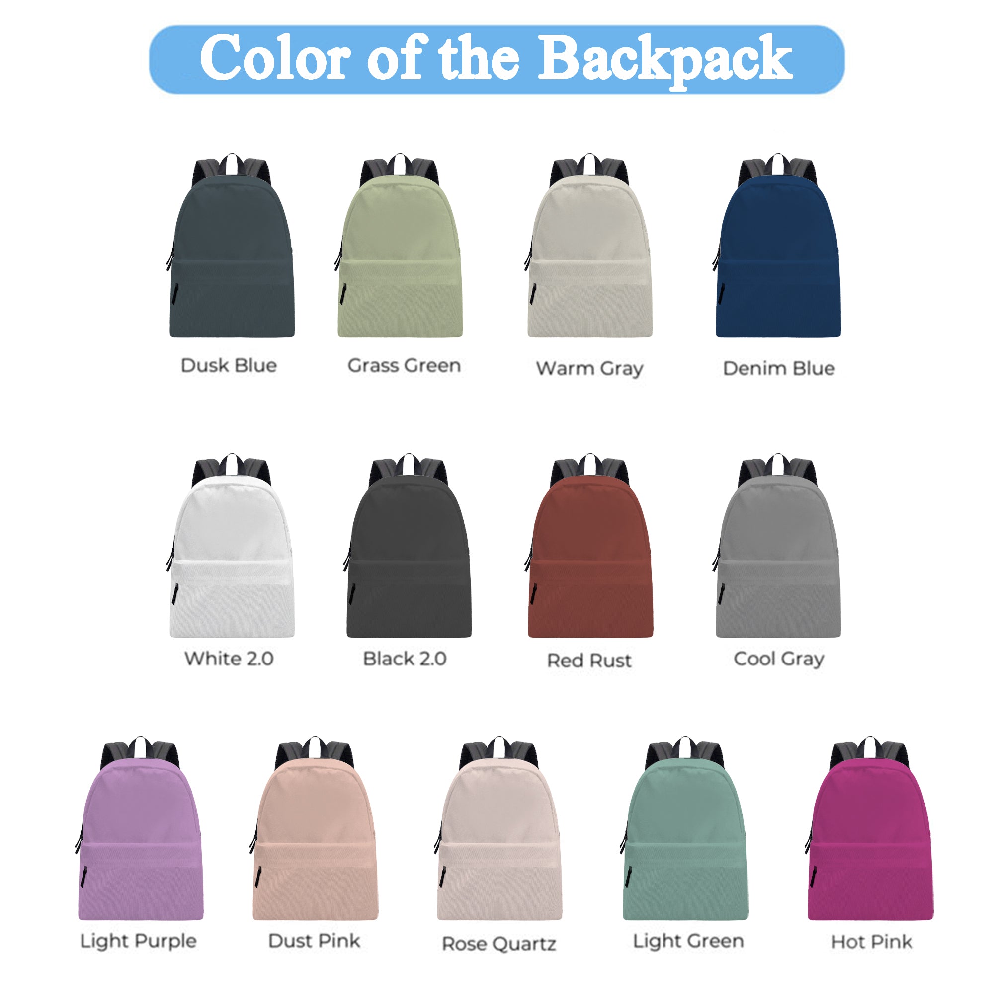 Trust God Jesus Backpack, Jesus Backpack, Christian Prayer Jesus Backpack. PLAF02