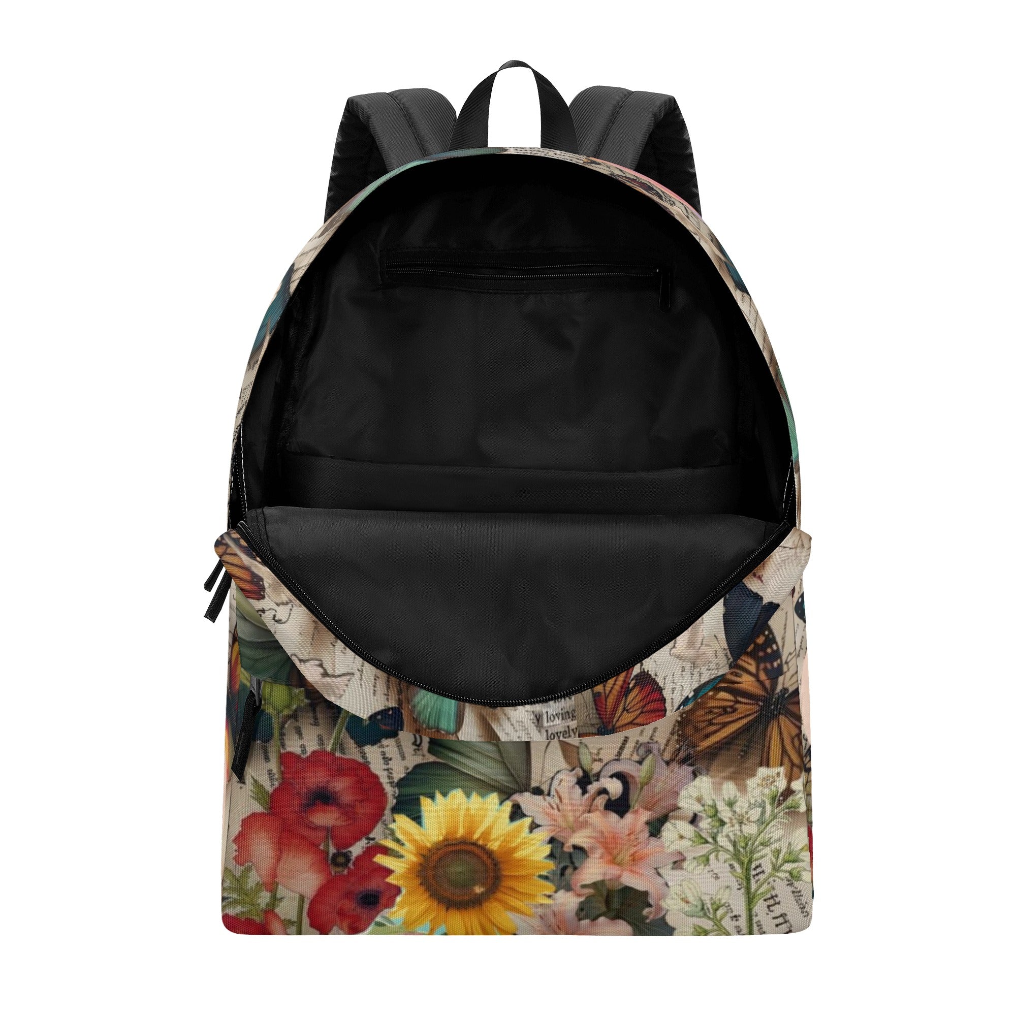 Child of God Backpack, Christian Floral Butterfly Bag, Inspirational Faith Backpack, Bible Verse Book Bag.PLAF22