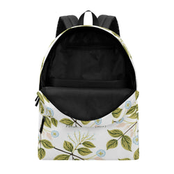 Be Still and Wait Backpack, Psalm 37:7 Bible Verse Backpack, Christian Faith Backpack, Inspirational Scripture School Bag, Floral Bible Gift Bag.PLAF34