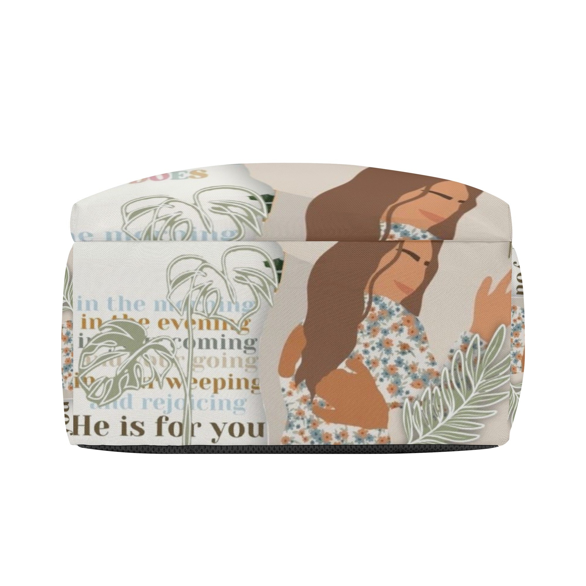 Christian Quote Collage Backpack, Inspirational Faith Backpack, Jesus Love Bible Backpack, Worship Scripture Backpack, Motivational Christian School Bag.PLAF38