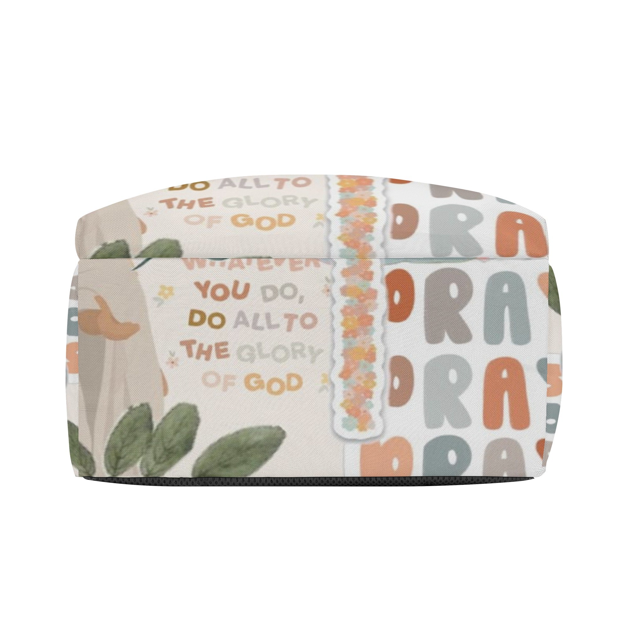 Child of God Backpack, Christian Inspirational Quote Backpack, Bible Verse Collage Backpack, Faith-Based School Bag, Motivational Scripture Gift.PLAF40