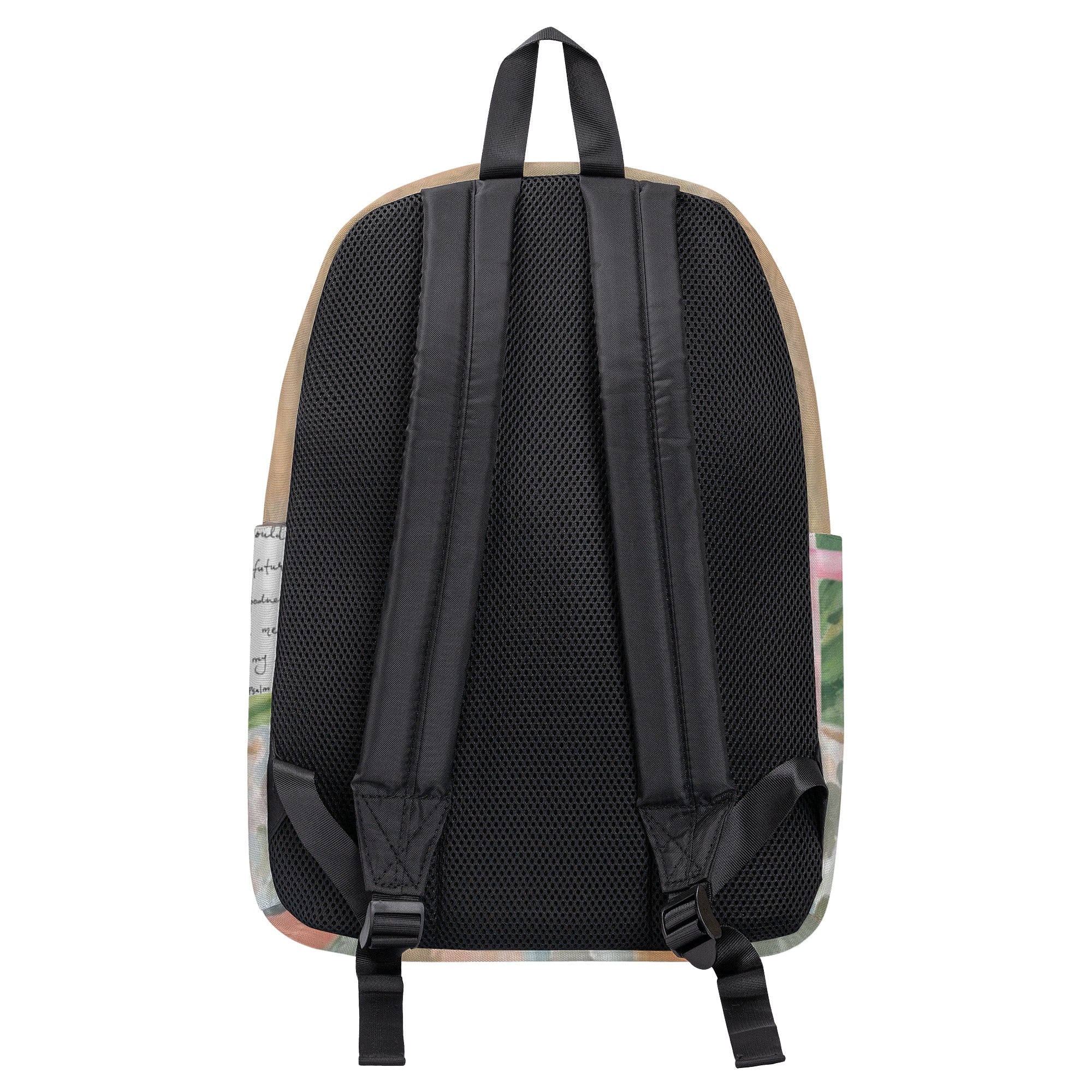 Psalm 23 Backpack, Christian Hand-Painted Art Backpack, Bible Verse Faith Backpack, Inspirational Christian School Bag, Religious Scripture Gift.PLAF41